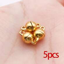 5 Stücke magnetische Halsketten- und Armband-Verschlüsse, magnetische Trennverschlüsse zum Umwandeln für Armband, Halskette, DIY Schmuckherstellung, Hochzeitsaccessoires - Verschiedenfarbig - Übersicht 26