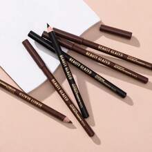beauty glazed 12pcs Eyebrow & Eyeliner Pencil Set - Waterproof & Smudge-Proof Eyebrow Pencil - Long-Lasting Makeup, Precise Eyebrow Shaping - đặt A - Xem 9