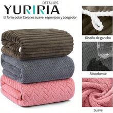 PZW-3Pcs Juego de Toallas de Baño Absorbentes Ultra Suaves de Gran Tamaño Toalla de Microfibra de Secado Rápido Toallas para Baño Hogar Hotel Piscina Combinación 28766 - Combinación2 - Ver 4
