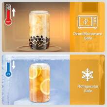 4pcs Personalized Juice Cups With Lids & Straws, Customizable For Halloween Party, Iced Coffee, Suitable For Travel, Storing Beverages, Juices, Smoothies, Also Great As Gifts For Weddings, Thanksgiving, Christmas, Halloween, All Seasons - Multicolor - View 3