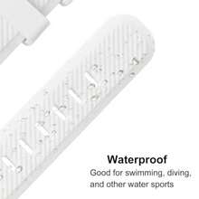 橡胶表带，独特设计的硅胶替换表带 - 22mm - 查看 4