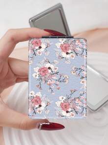 1 chiếc gương trang điểm gấp gọn họa tiết hoa đồng quê, vỏ da PU siêu mỏng nhẹ, thích hợp cho du lịch, tụ họp, công việc, trường học, làm quà tặng, đồ dùng giá rẻ, vật dụng cần thiết khi đi du lịch. - Nhiều màu - Xem 12