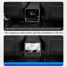 LCARS Car Interior Accessories, Suitable For Tesla New Model 3 Highland/2025 Model Y, Rear Air Vent Covers, Car Interior Trim Panels, Renewed Version 3/Y With Screen Protector - Rear Exhaust Vent Cover - View 5