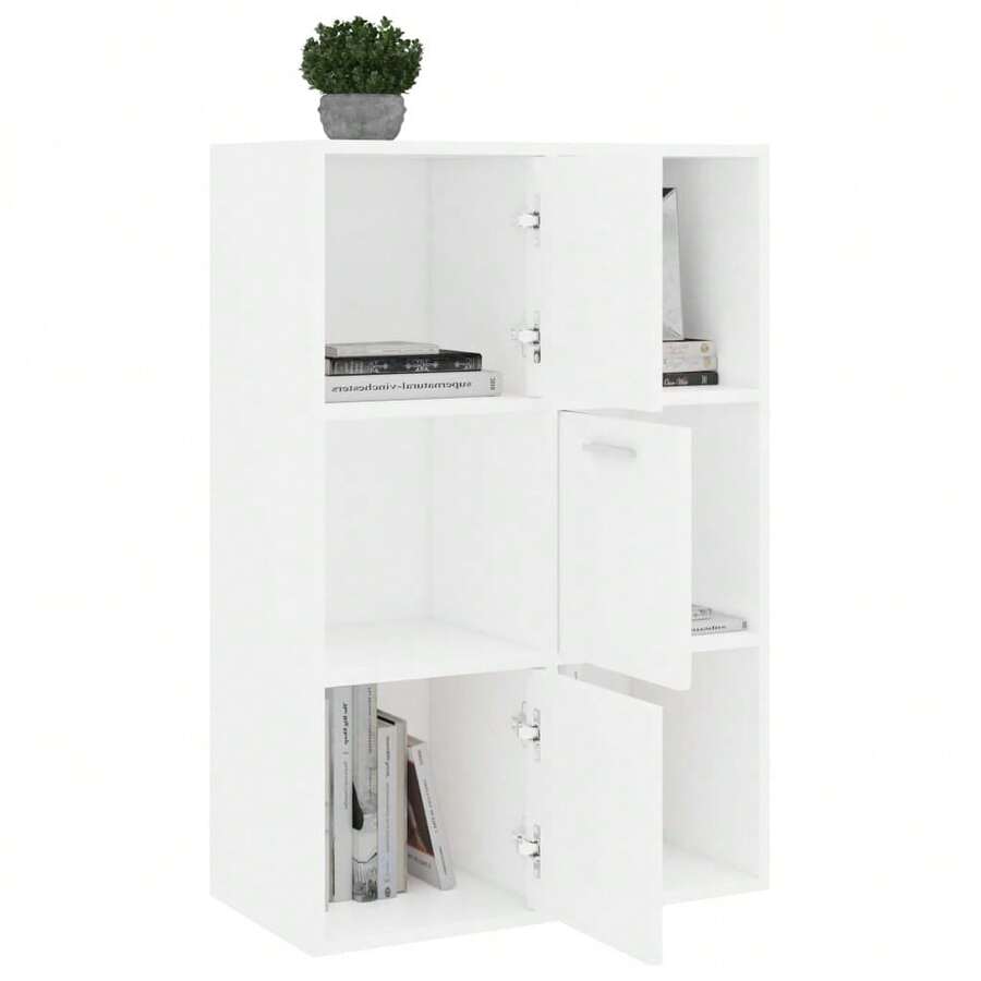Armario de almacenamiento vidaXL blanco, 60x29,5x90 cm, material a base de madera. - Blanco - Ver 1