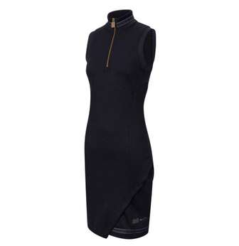 Nike New Women's Sports Casual Stand Collar Sleeveless Waist Cinching Slim Fit Dress