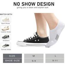 6-Pair Women's Solid Color Boat Socks - Seamless Knit Design With Lightweight Fabric For Invisible Comfort In Shoes. Moisture-Wicking Polyester-Spandex Blend Ensures Breathability For Daily Wear. Available In Multiple Colors With Reinforced Heel Construction For Casual And Stylish Footwear. - 黑色 -6雙 - 查看 6