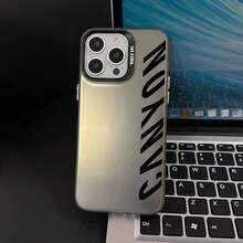 Funda de teléfono ultra-delgada a prueba de golpes y resistente a caídas para ciclismo de moda, funda de teléfono con patrón de letras C-Canyon, compatible con iPhone 17, 16E, 16, 15, 14, 13, 12, 11 Mini Pro Max Air X XR XSMAX 8 7 Plus, funda trasera mate a prueba de golpes, funda de teléfono de animal, funda de carga, funda protectora resistente a los golpes ¡Dale un toque chic a tu teléfono favorito! - 1 pieza - Ver 5