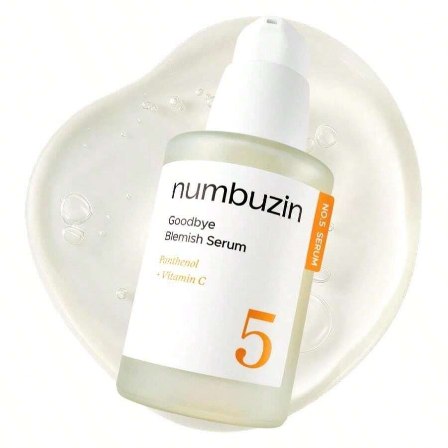 Numbuzin No5 Serum | Goodbye Blemish Serum | For Acne Scars With Vitamin C, Niacinamide, Antioxidant | Lightweight Gel, Korean Skincare For Face | 169 Fl Oz - White - View 1