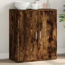 Buffet vidaXL Chêne fumé 60x31x70 cm Matériau à base de bois - Tabac - Voir 3