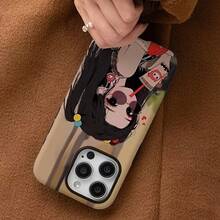 Funda de teléfono: Chica de Té con Leche. Funda para  16 Pro Max. Estilo simple para  15. Funda de película para  14. Diseño dos en uno. Cobertura completa para  13,  12 y  11. - Blanco - Ver 5