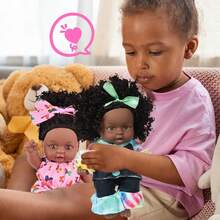 Two Lifelike 8-Inch Newborn Baby Dolls, Realistic Twin Dolls With Soft, Sculptable Bodies, Suitable For Children Aged 3 And Up. Stylish Doll Outfits, Lifelike Dolls, Birthday Gifts, Holiday Presents. - 兩個8吋娃娃 - 查看 5