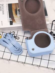 Estuche de cámara de cuero PU adecuado para Mini 11/12, resistente a arañazos, a prueba de golpes, se adapta a cámara instantánea, correa de hombro ajustable, regalo perfecto para cumpleaños, Año Nuevo, Día de San Valentín, decoración del hogar, viajes, vuelta al colegio - Multicolor - Ver 15