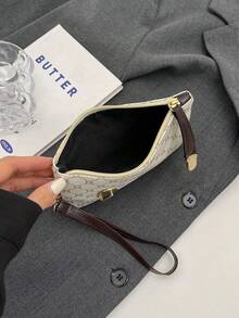 Fashionable Commuter Chic Versatile Clutch Bag - White - View 8