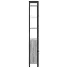 Estantería vidaXL Sonoma gris 40 x 24 x 161 cm, madera compuesta - Gris - Ver 9
