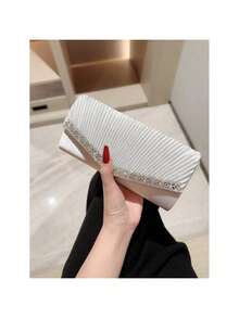 Women Evening Bags - فضي - مشاهدة 2