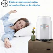 Dispensador De Agua De Escritorio, Dispensador De Agua Fría Y Templada Para Mesa, Dispensador De Agua Fría Y Caliente Con 2 Llaves, Eléctrico Hogar - Tipo de Enchufe A USA (110-127V) - Ver 9