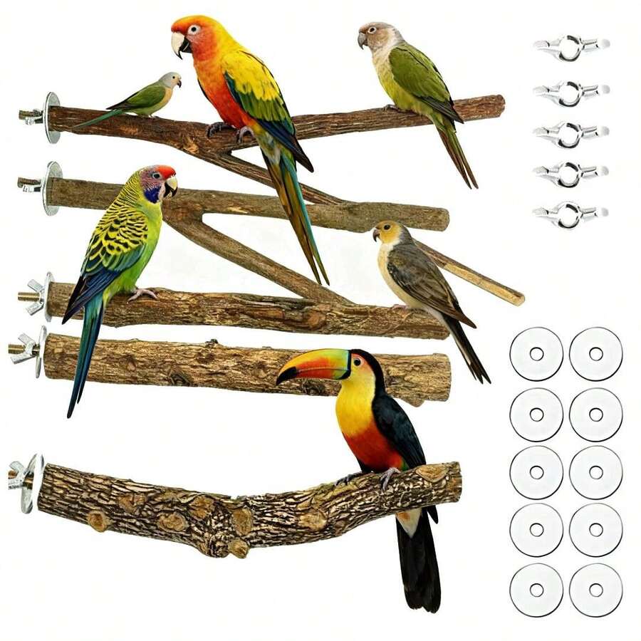 Bird Cage Accessories - Maroon - View 1