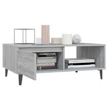 Tavolino da caffè vidaXL grigio Sonoma 90x60x35 cm Materiale a base di legno - Grigio - Visualizzare 1