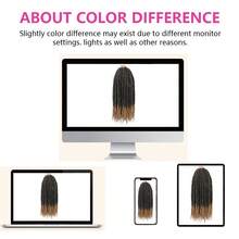 哈瓦那扭辫钩编发 1/6 包 18 英寸巨型塞内加尔扭辫钩编发 专业环状编织合成假发接发（女士款） - 彩色 - 查看 12