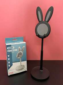 Suporte de mesa ajustável em formato de coelho (1 unidade), ideal para escola, casa e para tirar selfies. - Multicolorido - Ver 9