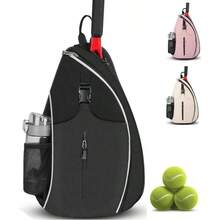 R-B de Tenisla Raqu de Pa la de Tenis Para Mueres y ores B de Tenis Reente al Agua para Raqus Bádminton y Otros Accesos Deportivos - negro - Ver 1
