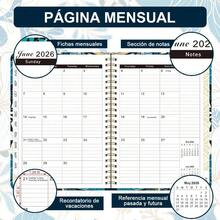 YQQ Agenda 2025 2026 Semanal Sin FechaCuaderno de Espiral A5 Agenda de Trabajo Notas Semanales 12 Meses de Julio 2025-Junio 2026 21.7 * 15.8cm (B12)1212 - B12 - Ver 5