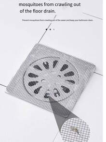 ZHGEE 10/50/100pcs Shower/Bathtub Hair Catcher - Easy To Use, Drain Filter Stickers, Disposable Drain Cover, Suitable For Shower, Sink And Laundry Room, Easy To Stick, Hair Clogging Drain Cover, Disposable Drain Filter, Bathroom Hair Catcher Plug, Drain Cover, Kitchen Sink Filter, Disposable Shower Drain Hair Catcher, Drain Filter Stickers, Bathroom Bathtub Hair Clog Stopper, Bathroom Accessories, Home Bathroom Decor, Autumn Decor, Back To School - Multicolor - View 7