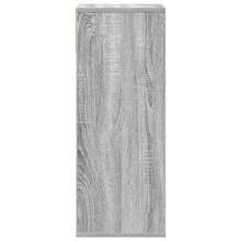 Bibliothèque vidaXL Gris Sonoma 34x31x80 cm Matériau à base de bois - Gris - Voir 5