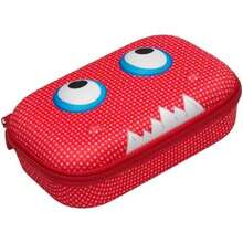 ZIPIT Beast Estuche para lápices para niños | Estuche de gran capacidad | Estuche escolar para niñas y niños (Rojo)(Red) - Multicolor - Ver 1
