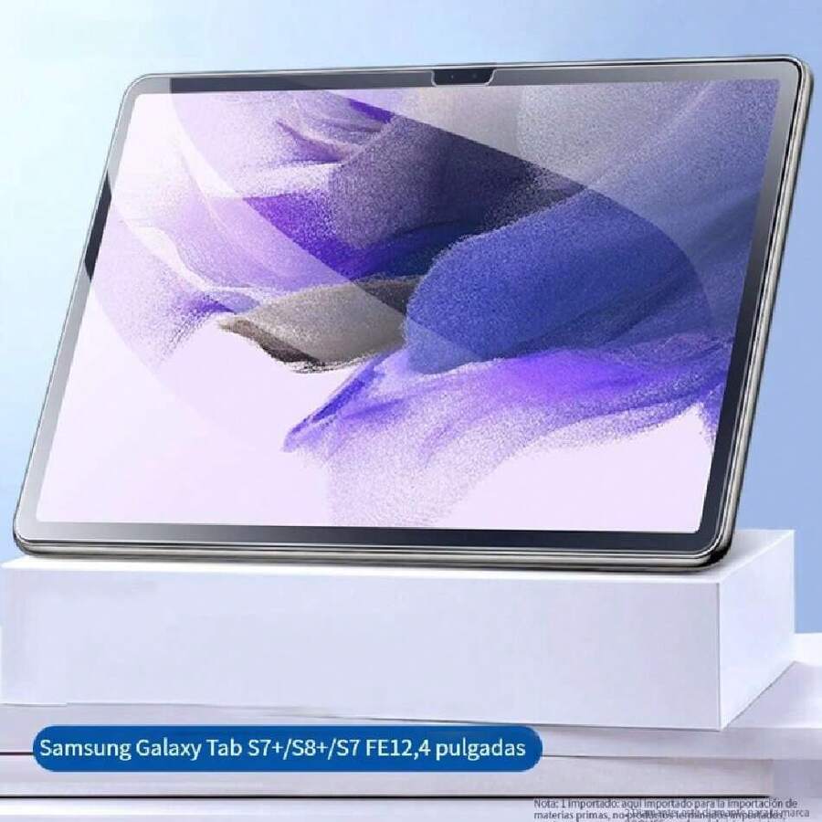 2x Screen Protector For Samsung Galaxy Tab S10+ S10 Plus /S9 FE+/S9+/S7 FE/S7+/S8+ S9 Plus 12.4 Inch Tempered Glass Screen Protector, 35879024 - 卡其色 - 查看 1