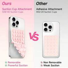 Giá đỡ điện thoại silicon màu trắng dạng cổ ngỗng, kiểu Octo Cup Buddy, có độ bám dính cao, dùng cho điện thoại di động, đế hút silicon hai mặt, phụ kiện điện thoại tiện dụng, giữ chắc chắn để chụp ảnh tự sướng và quay video, giá đỡ điện thoại silicon cho iPhone và Android, màu trắng, quà tặng ngày Valentine. - Nhiều màu - Xem 7