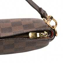 Louis Vuitton Authenticated  PRE-OWNED Damier Ebene Trousse Pochette Bag - màu nâu - Xem 6