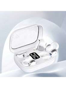2026 夾耳式與入耳式 TWS 無線耳機，藍牙 5.4，25dB 降噪，ENC 高清通話，38ms 低延遲，10mm 低音，30小時播放時間，USB-C 快充，支援 Android 與所有智慧型手機雙設備連接 - 彩色 - 查看 4