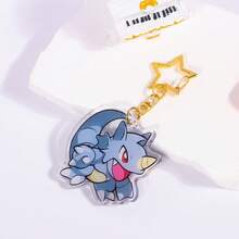 pocket monsters 8 Random Pokemon Earth-Type Keychain, Bag Pendant, Fashionable And Cute Keychain Accessory Decoration - Nhiều màu - Xem 3