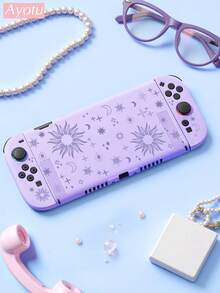 Ayotu Bộ vỏ và phụ kiện máy chơi game Switch 2 Series Model 2 mới năm 2025, họa tiết vũ trụ, phù hợp với màn hình 7.9 inch. Bộ sản phẩm bao gồm vỏ bảo vệ, túi đựng, đế máy, nắp chống bụi cho máy chơi game, hộp đựng thẻ game, vỏ bọc tay cầm Joy-Con và các phụ kiện tùy chọn khác. Đây là lựa chọn tốt nhất cho trường học, sinh nhật và những người đam mê game. - Nhiều màu - Xem 13