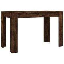 Table de salle à manger vidaXL Chêne fumé 120x60x76 cm Matériau à base de bois - Tabac - Voir 3
