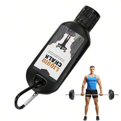 Set de 2 piezas de 50ml de polvo líquido de magnesio para deportes y fitness, polvo de magnesio antitranspirante para levantamiento de pesas, apto para escalada, boulder, gimnasia (color aleatorio)