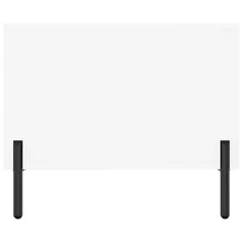 Mesa de centro vidaXL branca, 90x50x40 cm, em madeira. - Branco - Ver 7