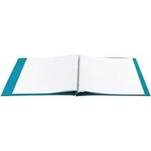 MBI by MCS Embossed Gloss Expressions 12-Inch by 12-Inch Page Top Load Scrapbook, Teal, Embossed "Friends", 13.2 x 12.5 Overall(Verde azulado) - Multicolor - Ver 3