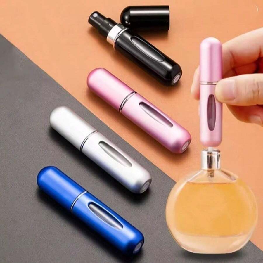 1 Piece Of Fashionable Perfume In Separate Bottles, Leak Proof And Reusable, Light And Portable, Suitable For Storage Of Beauty, Perfume, Essential Oil And Make-Up Water, Interesting Design - 彩色 - 查看 1