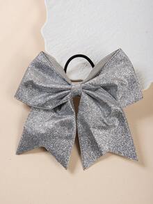 1pc Cheerleader Sequin Bow Hair Scrunchie, Vibrant Hair Band And Headband, Available In Red, Gold And Other Colors, Create Dazzling Sports Hairstyle For Competitions And Performances - Multicolor - View 13