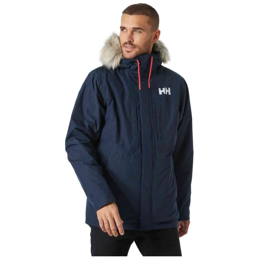 Helly Hansen Men Outdoor Winter Coats - Blue - View 1