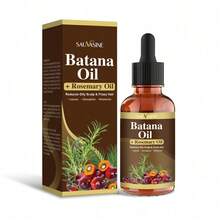 Batana Oil + Rosemary Oil Hair Care Serum (30ML/Bottle) - Nourishes Hair Roots, Strengthens Hair Strands, Enhances Shine For Healthy Silky Hair - 30毫升 - 查看 2