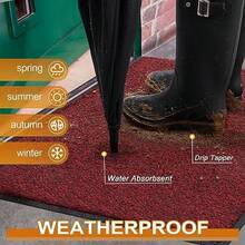 Door Mat 20 X 32 Inch Rubber Backing Non Slip Low-Profile Super Absorbent Door Mat Cotton Shoe Scraper Dirt Trapper Pet Mat For Front Door - 51x81cmRectangular - View 4