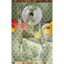 DII Colección de Mesa para Interiores y Exteriores, Multiuso, Lavable a máquina, a Rayas, Mantel, 60 x 84, Estampado de Verano(84" x 60" (Rectangular)) - Multicolor - Ver 5