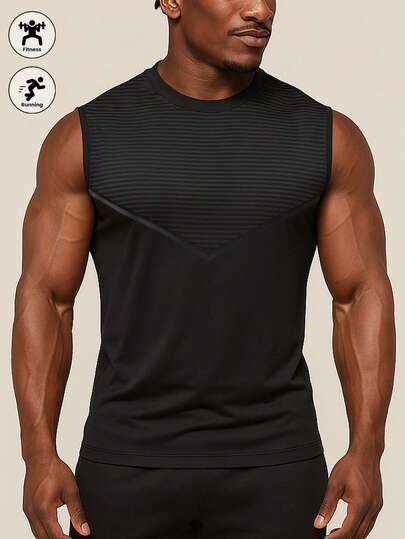 Camiseta de tirantes deportiva para hombre, camiseta de secado rápido para entrenamiento de baloncesto y fitness, verano