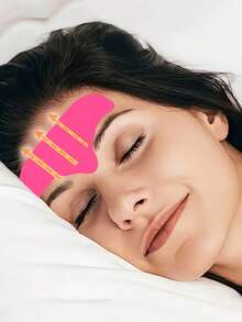 10片装面部提拉贴，额头除皱贴，易于使用的紧致面部贴，适合所有肤质，透明V脸提拉下巴贴，打造精致美丽肤质的护肤工具，适合日常面部护理 - 彩色 - 查看 6