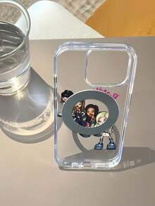Funda  Fashionistas compatible con teléfonos ,  17,  16 Pro Max,  15 Pro Max,  13 y  12. Fabricada en TPU flexible, garantiza un estilo elegante y una protección fiable contra golpes y caídas. Este accesorio de moda es perfecto para amigos y hermanos a la moda, o como un regalo original para cumpleaños, fiestas o simplemente porque sí. Demuestra tu pasión por el icónico estilo  mientras mantienes tu dispositivo  y elegante. - transparente - Ver 5