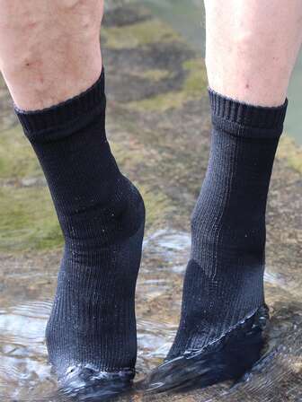 Chaussettes imperméables d'équipage pour hommes, chaussettes imperméables pour randonnée, gué, camping, ski d'hiver, équitation, neige, chaudes et imperméables