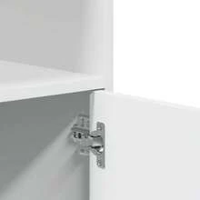 Carrello portautensili vidaXL, bianco, 55x40x91 cm, materiale a base di legno - Bianco - Visualizzare 8